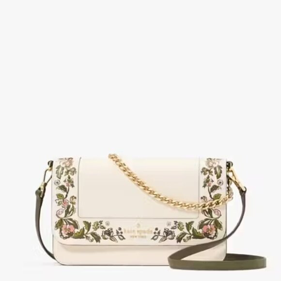 Madison Floral Medium Convertible Crossbody - Picture 1 of 9